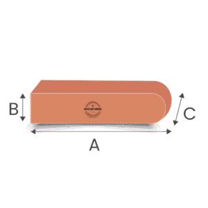 Bull nosed foam cushion cut to size – rounded edge upholstery foam