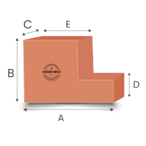 L-shaped foam cushion cut to size – bay window and corner seating foam