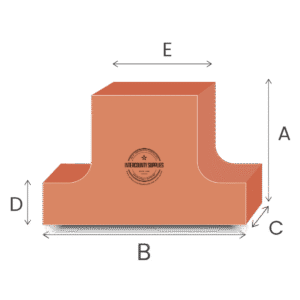 T-shaped curved sofa cushion foam cut to size – upholstery replacement foam