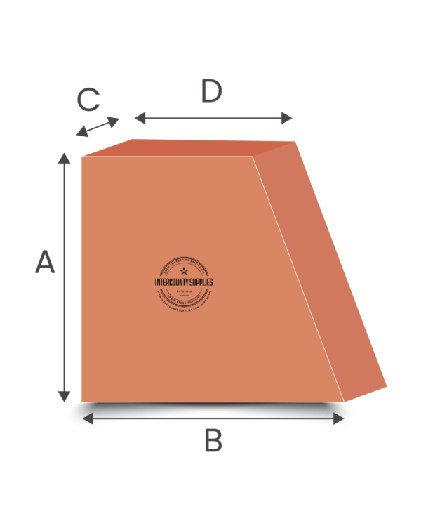 Trapezium shaped foam cut to size – caravan and bay window cushion foam