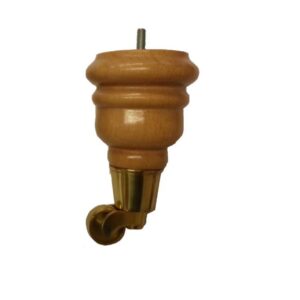 Turned Wooden Front Legs